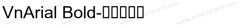 VnArial Bold字体转换